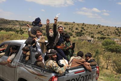 Photos show Houthi rallies, fighters and daily life inside Yemen.