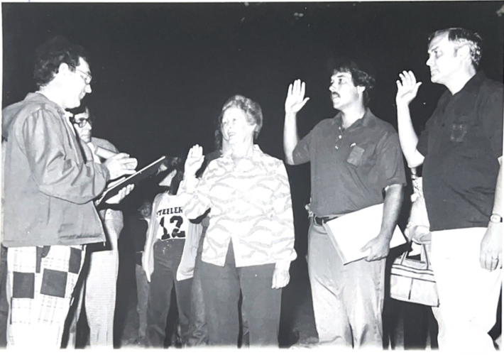 DEWEY BEACH SWEARING IN