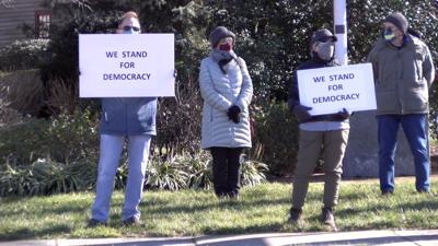 SDARJ Sponsors Silent Vigil To Stand For Democracy After Capitol Siege