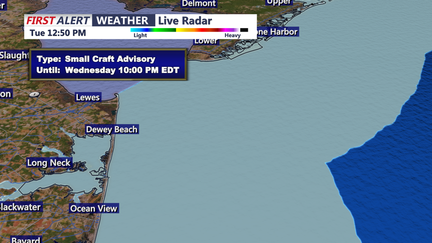 SMALL CRAFT ADVISORY - SUSSEX