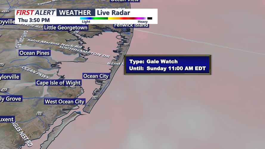 GALE WIND WATCH OCEAN CITY