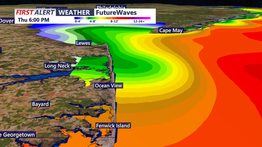FUTURE WAVES THURSDAY - LATE AFTERNOON SUSSEX/OCEAN CITY