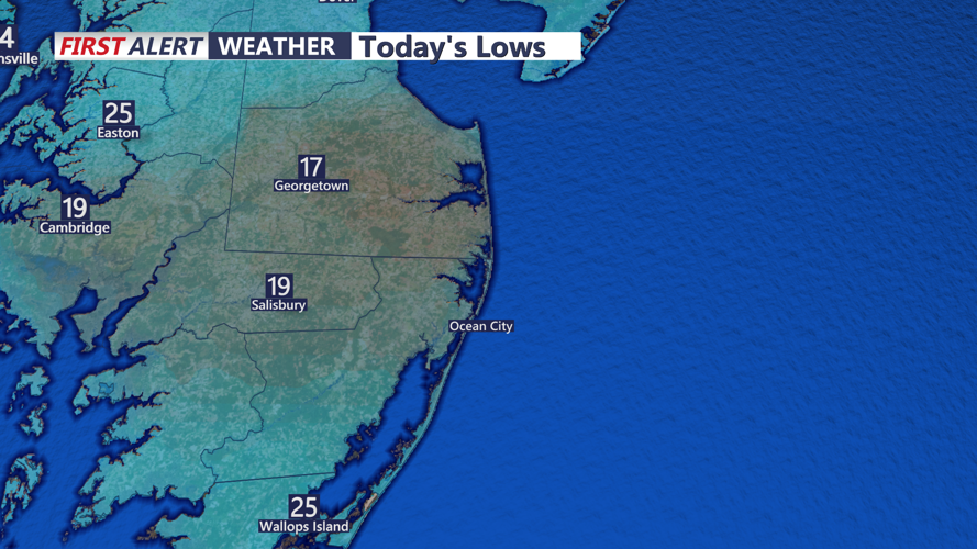 Cold Front Brings Gusty Winds, Freezing Temps to Sussex County Monday ...