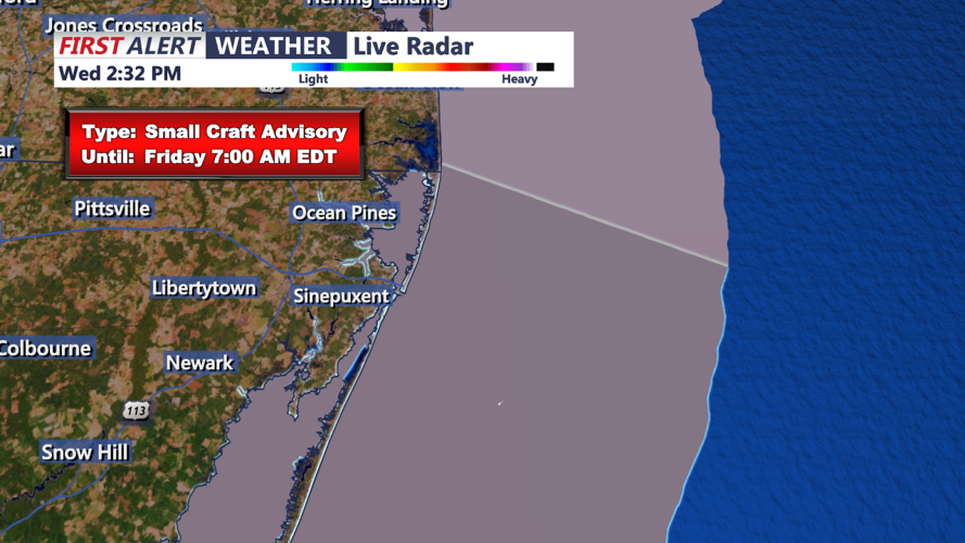SMALL CRAFT ADVISORY - OCEAN CITY