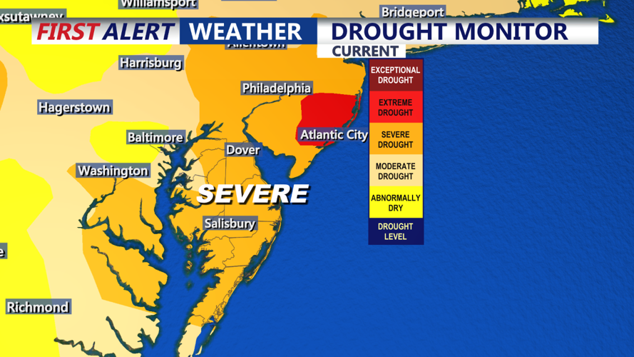 DROUGHT MONITOR - DELMARVA