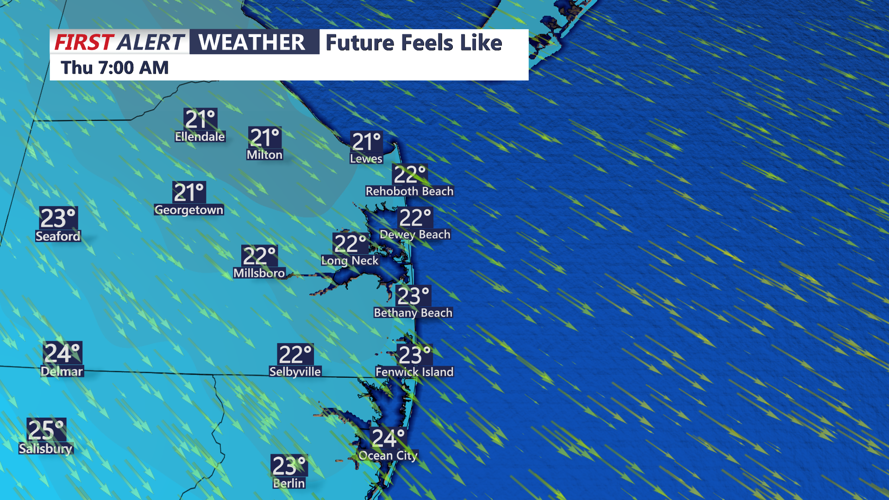 FUTURECAST WIND CHILL (THURSDAY MORNING)