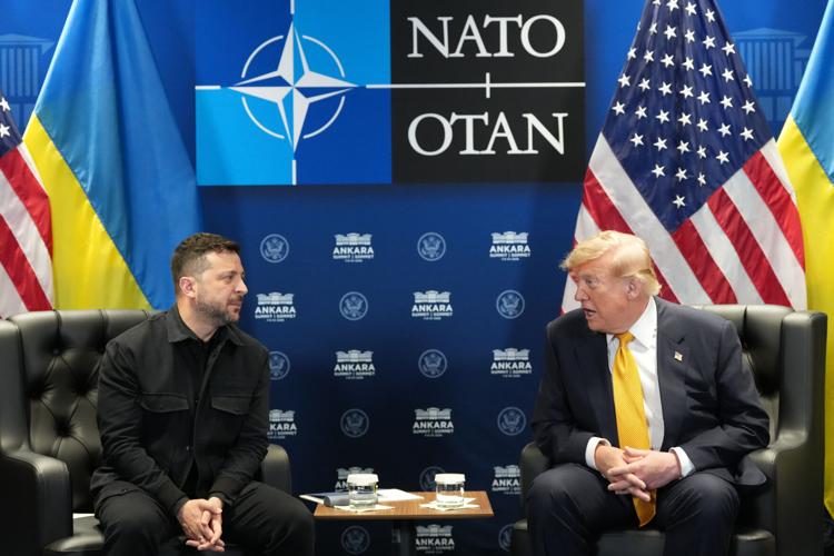APTOPIX Turkey NATO Summit Trump