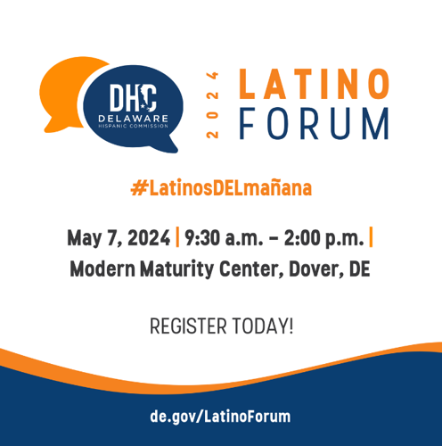 Topics will include workforce development, education, and immigration. Picture courtesy of the Delaware Hispanic Commission.