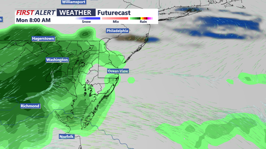 FUTURECAST RAINFALL REGIONALLY