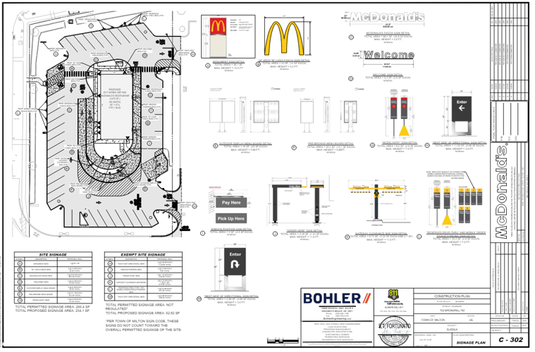 Mcdonalds site plan