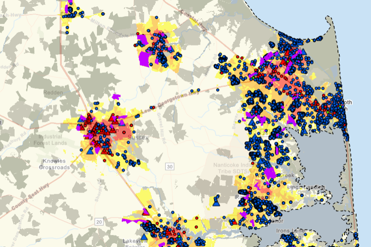 Urbanizing Development in Sussex County