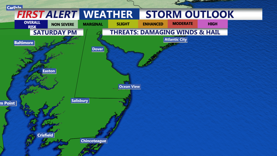 STORM OUTLOOK - SATURDAY