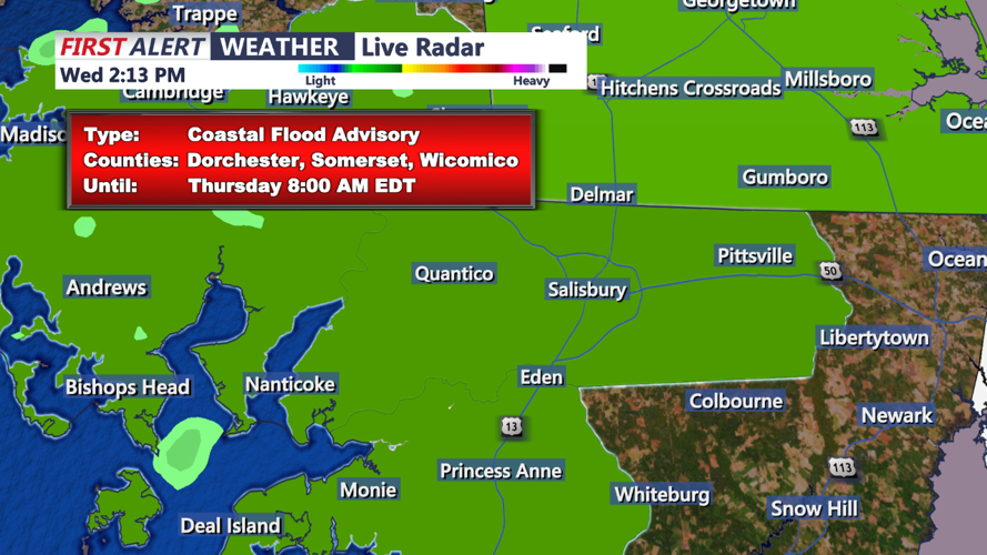 COASTAL FLOOD ADVISORY - WICOMICO, SOMERSET