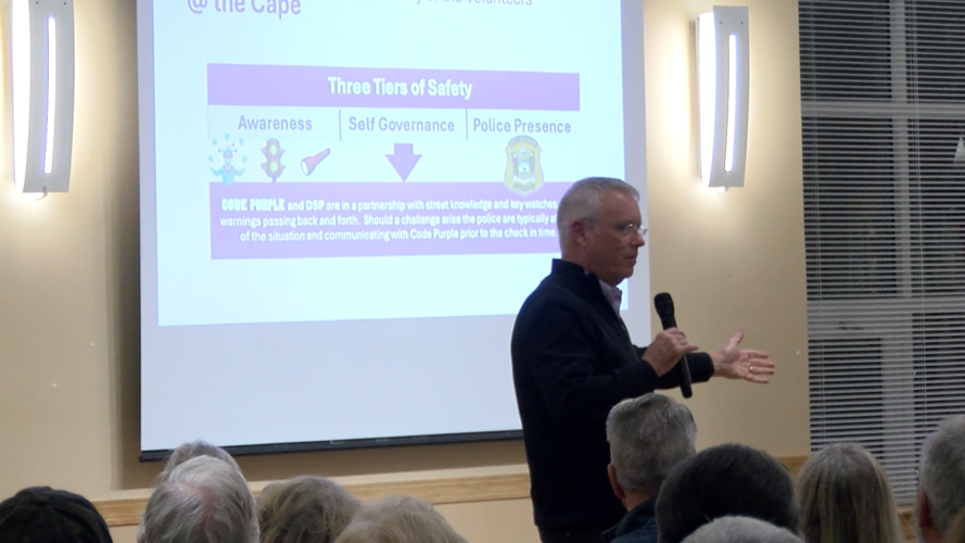Code Purple at the Cape gives heartwarming presentation in Lewes