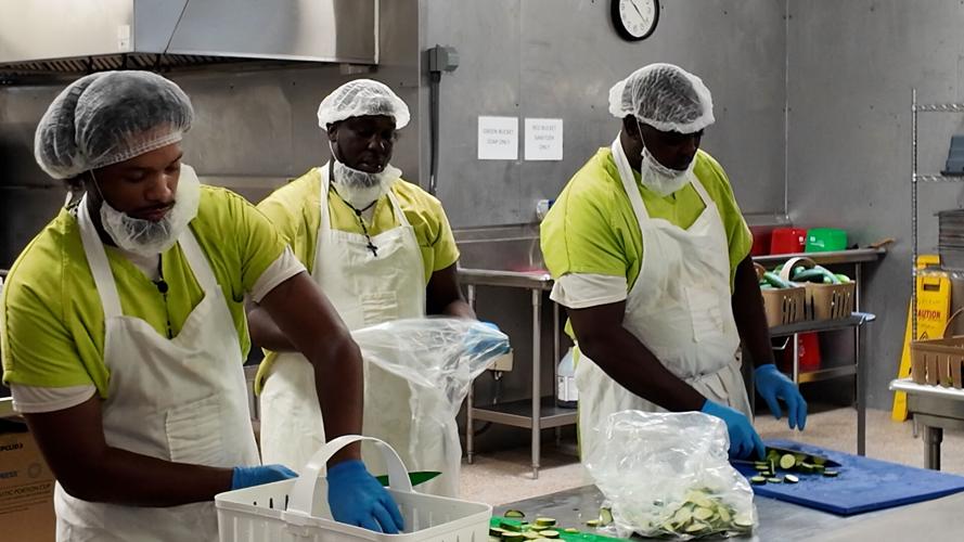 Department of Correction staff and participants have processed about 5,200 pounds of Delaware-grown produce, including asparagus, strawberries, broccoli, cauliflower and cantaloupe.