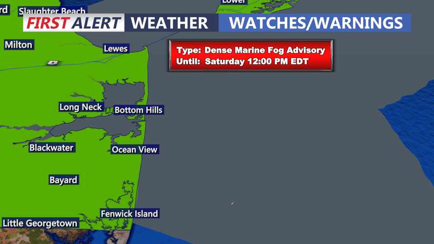 Dense Marine Fog Advisory