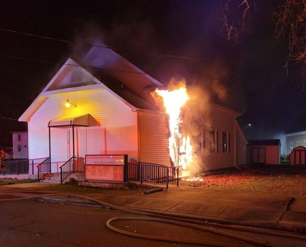 The fire was reported around 3:00 a.m. Sunday morning. Courtesy of the Delmar Fire Company.
