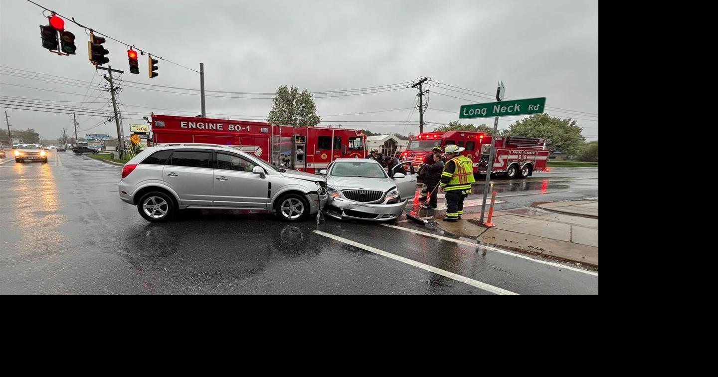 Two-car crash backs up traffic on Long Neck Road Monday morning | News ...