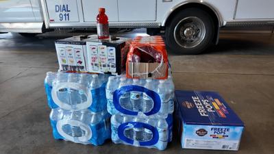 Heat wave donations for Georgetown EMS