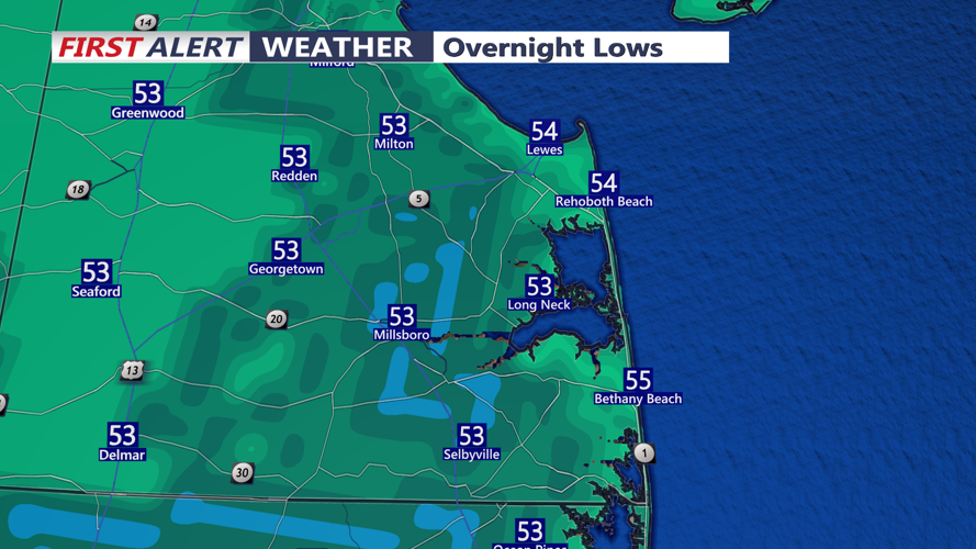 OVERNIGHT LOWS