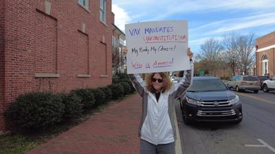 Sussex County Superior Court Judge Denies a Challenge to Governor Carney's Mask Mandate, Peaceful Protest Gathers Outside Courthouse