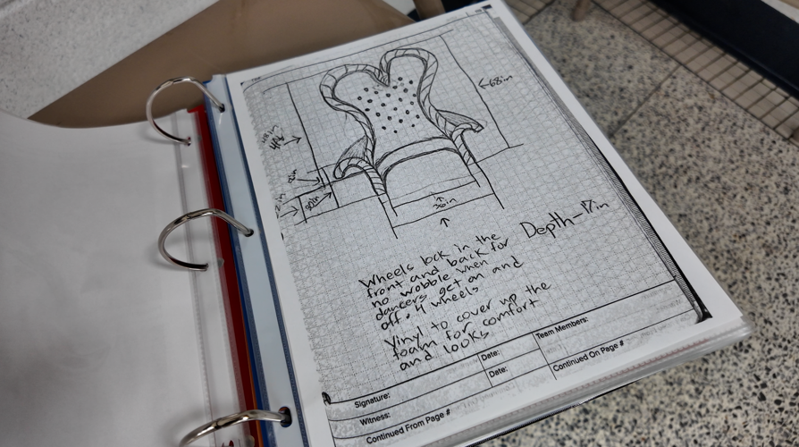 "The Sweet Seat" design