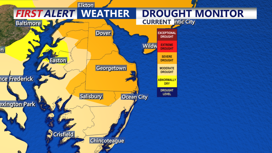 DROUGHT MONITOR - DELMARVA