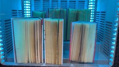Milford Library's Sterilization Device for Books