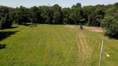 Proposed development site from above