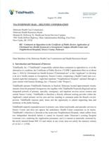 TidalHealth Letter