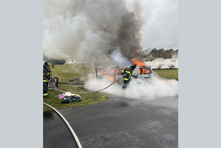Lewes car fire