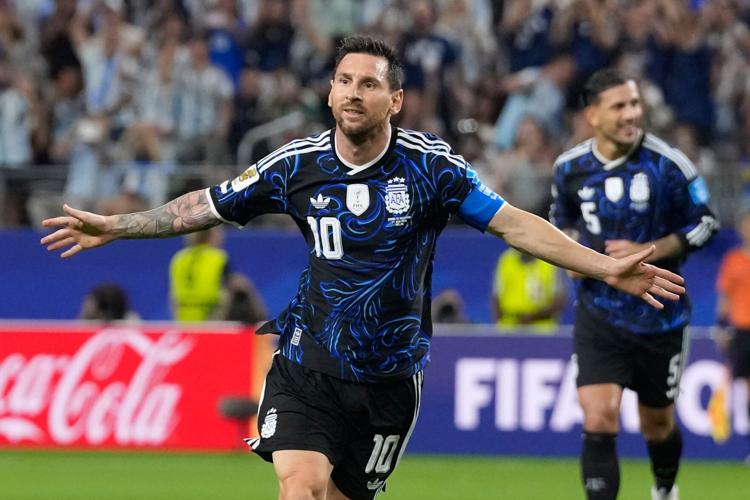 APTOPIX Argentina Jordan WCup Soccer