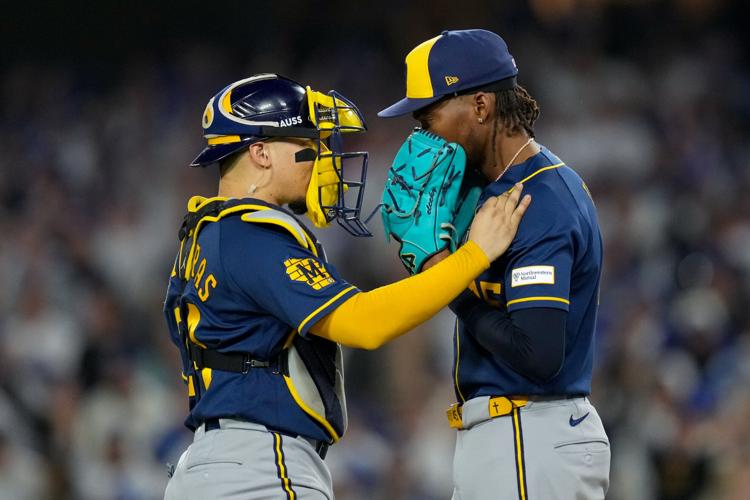 NLCS Brewers Dodgers Baseball