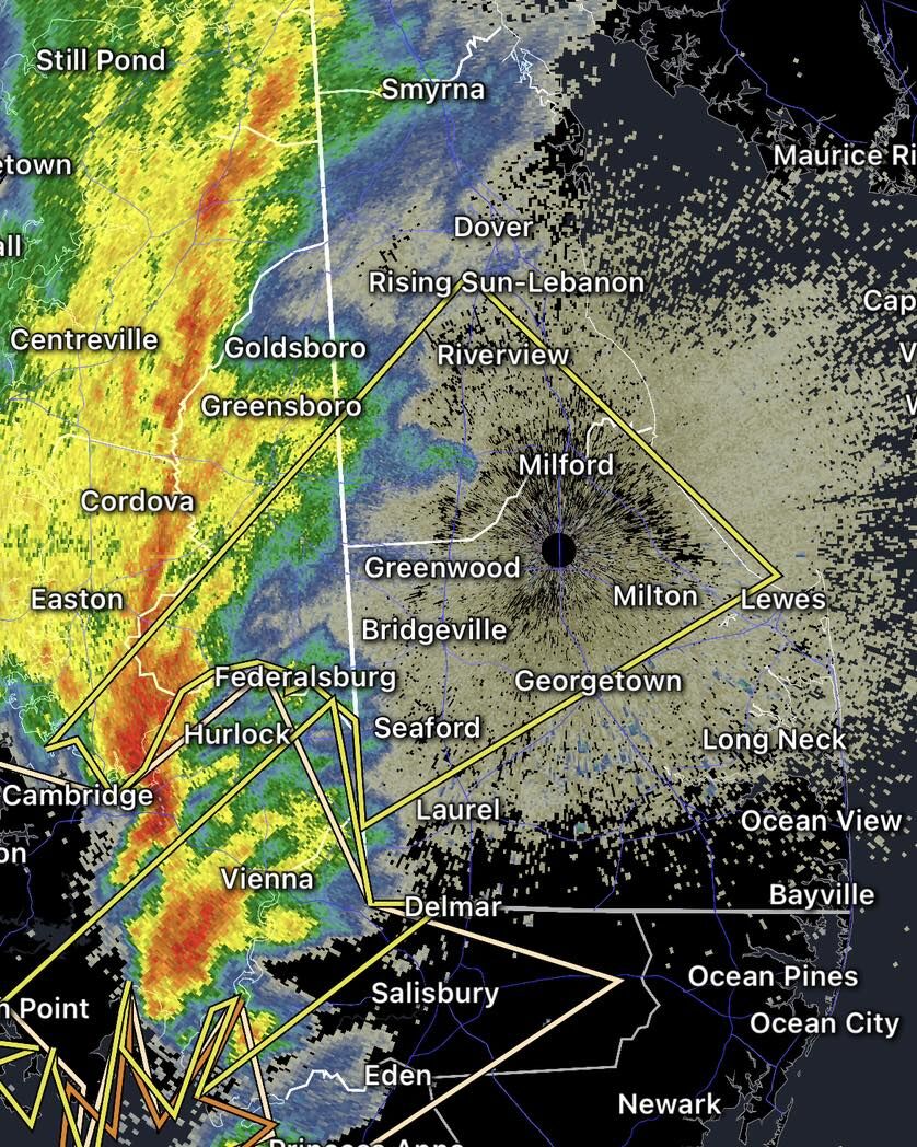 UPDATED: Tornado Warnings issued for parts of Sussex County have