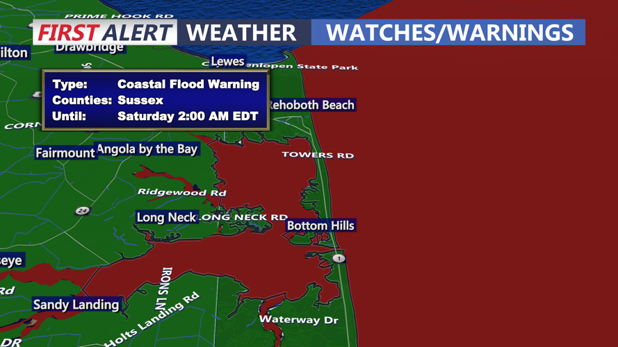COAST FLOOD WARNING SUSSEX