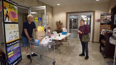 Milford Community Pantry volunteer