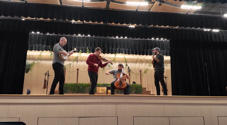 Coastal Connections: Professional string quartet inspires students at Sussex Academy