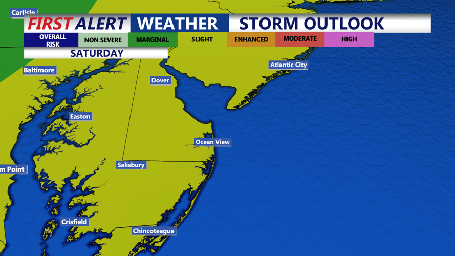 STORM OUTLOOK - SATURDAY