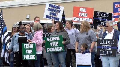 Delmar Demands Change with Rally for Police Salary Raises