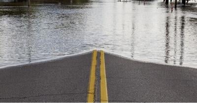 Milford city streets flood after storm