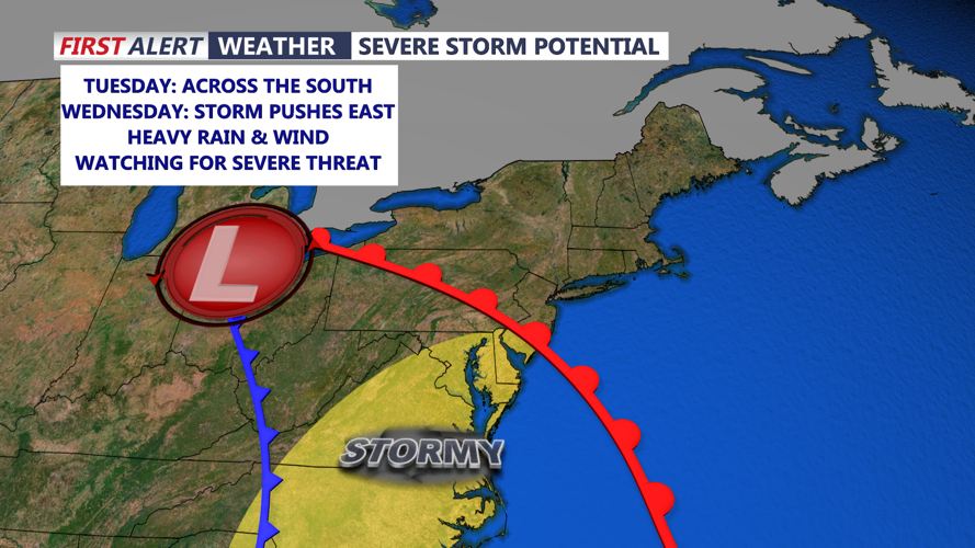 Severe Storms Possible