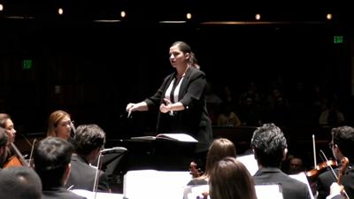 After decades, Di Russo will be the first female conductor to take the Delaware Symphony Orchestra podium. Picture courtesy of Michelle Di Russo.
