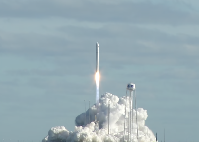 Wallops Island rocket