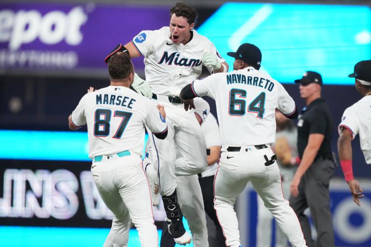 Phillies Marlins Baseball