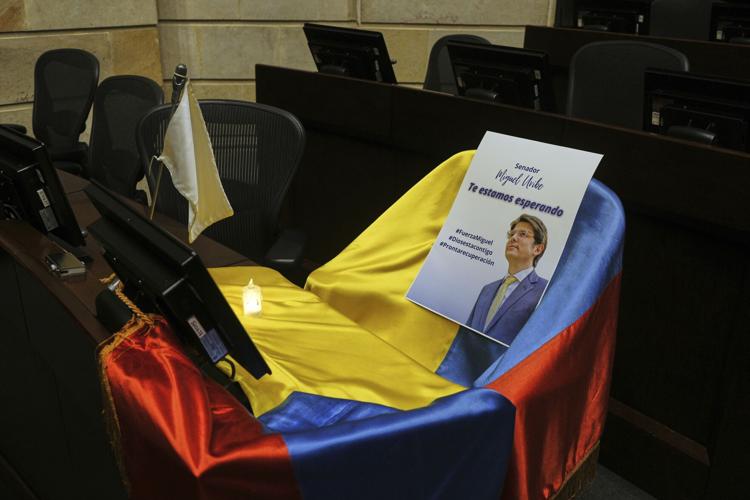 APTOPIX Colombia Senator Shot