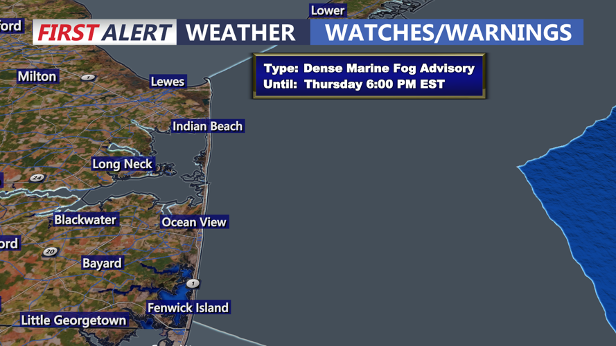 Dense Marine Fog Advisory