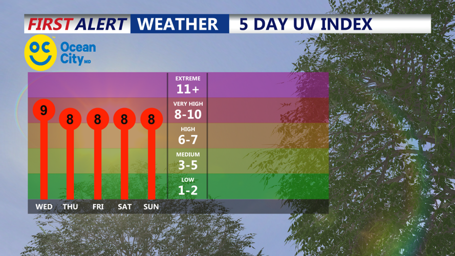 5 day uv index