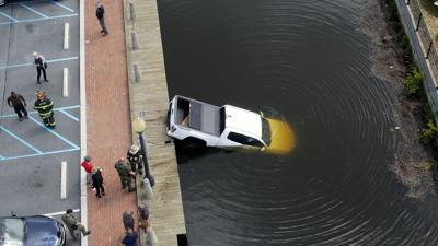 Truck in Water