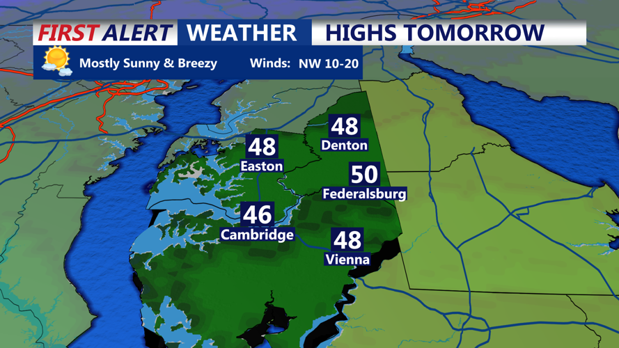 HIGHS TOMORROW CAMBRIDGE