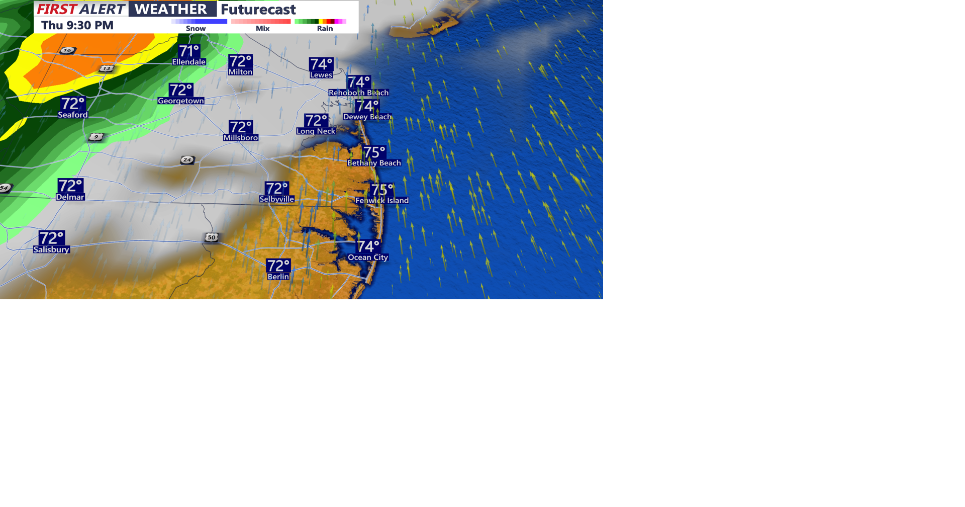 Summer warmth and humidity returns, chance of showers and storms ...